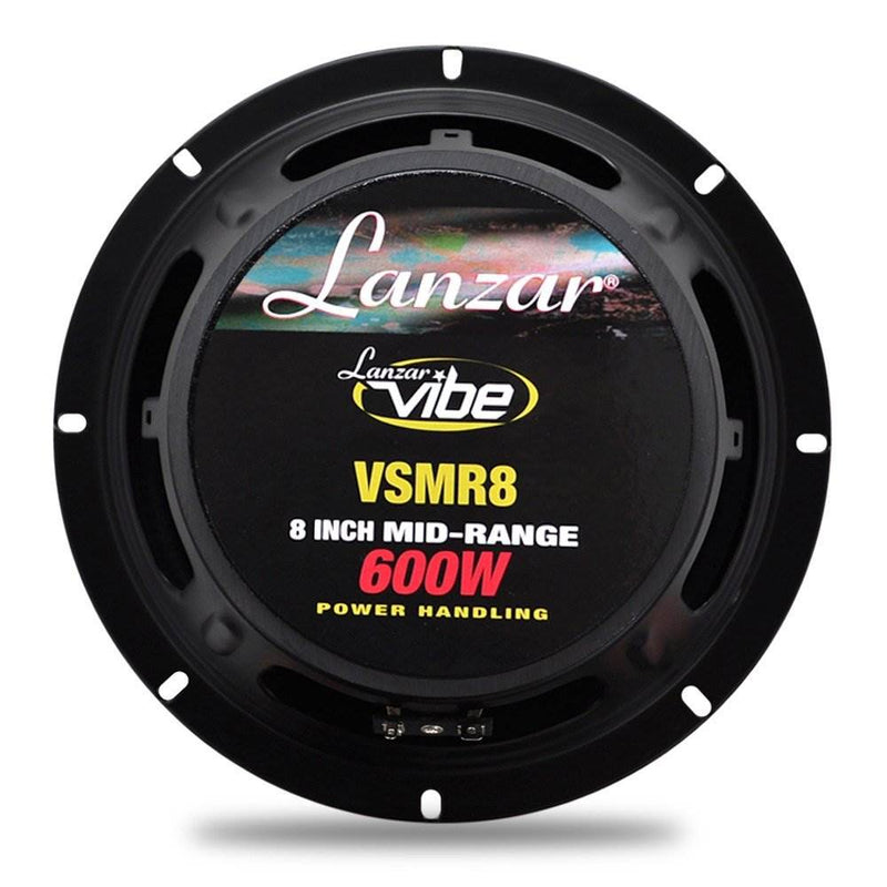 2-Pack Lanzar 8-Inch Vibe Bullet Series 600-Watt Mid-Range Speakers | 2 x VSMR8