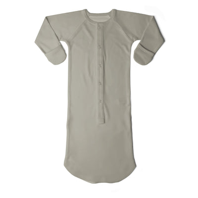 Goumikids Baby Sleep Gown Sleepsack Pajama Clothes, 0-3M & 3-6M Moss (2 Pair)