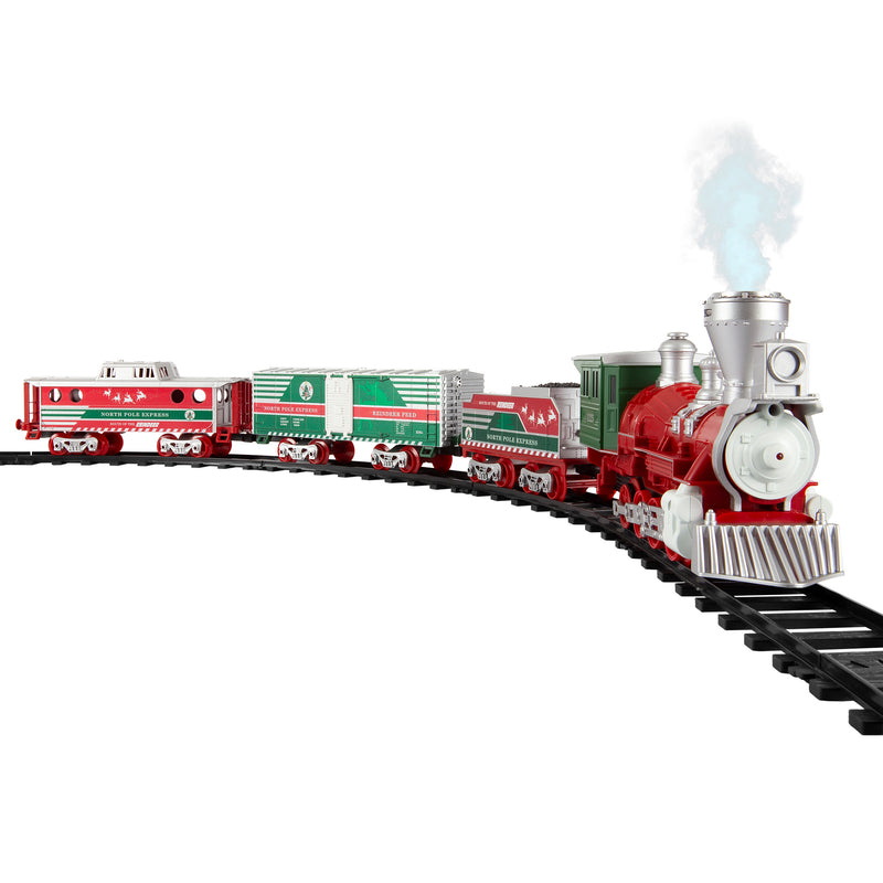 Lionel Trains North Pole Express Holiday Train 29pc Set with Smoke Effect (Used)