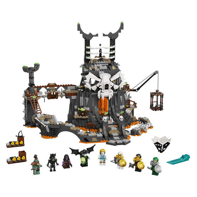 LEGO 71722 NINJAGO Skull Sorcerers Dungeons Playset and Board Game (1171 Pieces)