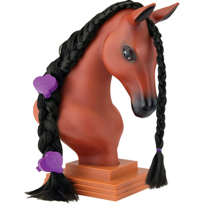 Breyer 7403 Black Mane Beauty Toy Horse Styling Head with Hair Tools, Blaze
