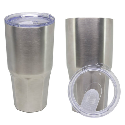 Insulated Stainless Steel 30 oz. Travel Beverage Tumbler Coffee Thermos, 2 Pack
