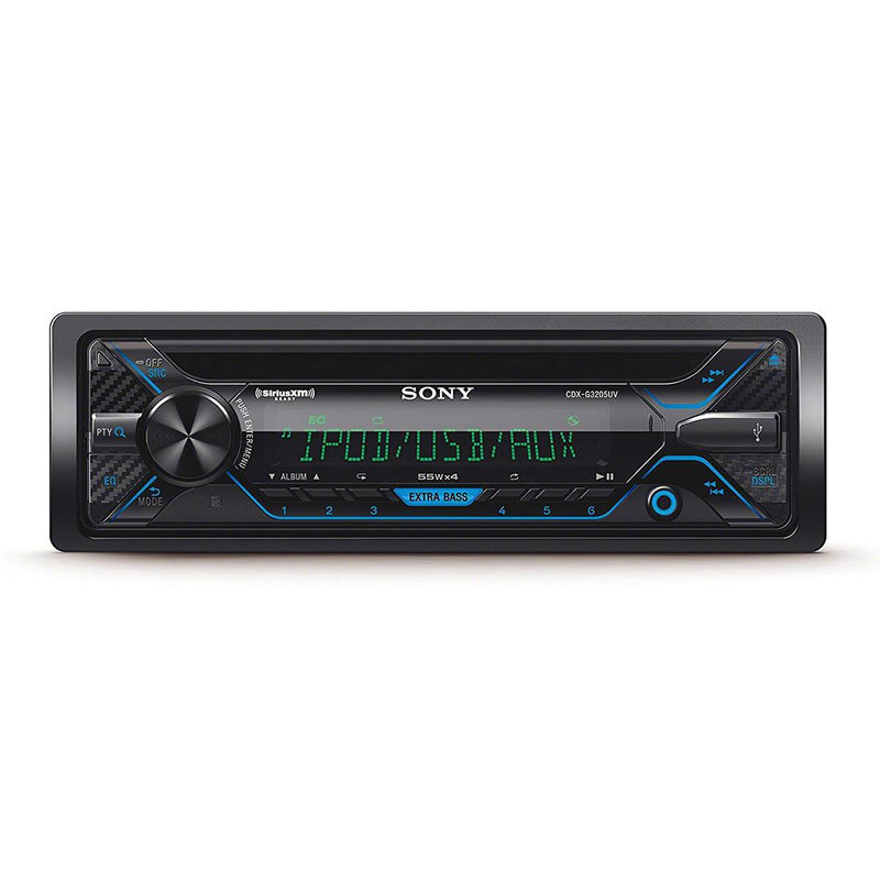 Sony In-Dash Satellite Radio Single DIN USB Aux CD Car Receiver | CDXG3205UV