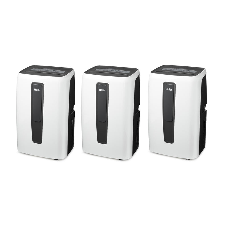 Haier 11,500 BTU 3 Speed Portable Electric Home Air Conditioner w/ Remote 3 Pack