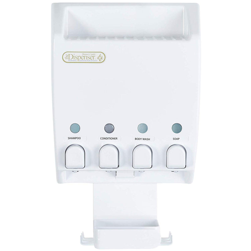 Better Living 75453 Ultimate 4 Chamber Shampoo Soap Gel Dispenser Shower Caddy