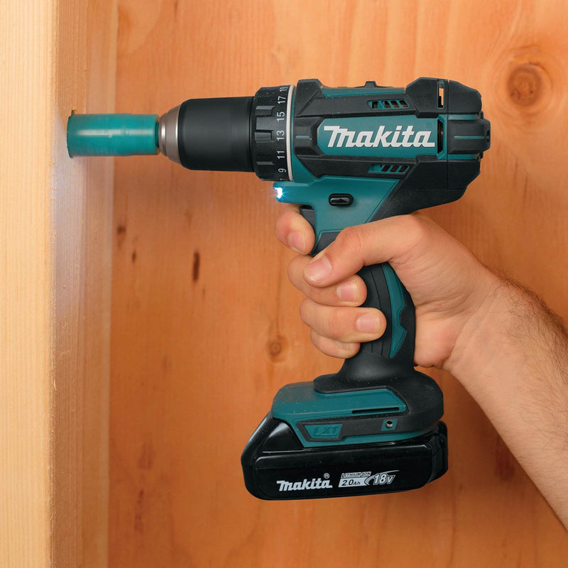 Makita 18V LXT Lithium-Ion Compact Cordless 1/2-Inch Driver-Drill Kit | XFD10R