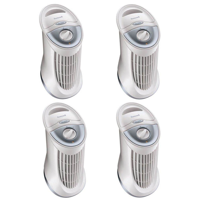 Honeywell HFD-010 QuietClean Washable Filter Compact Tower Air Purifier, 4-Pack