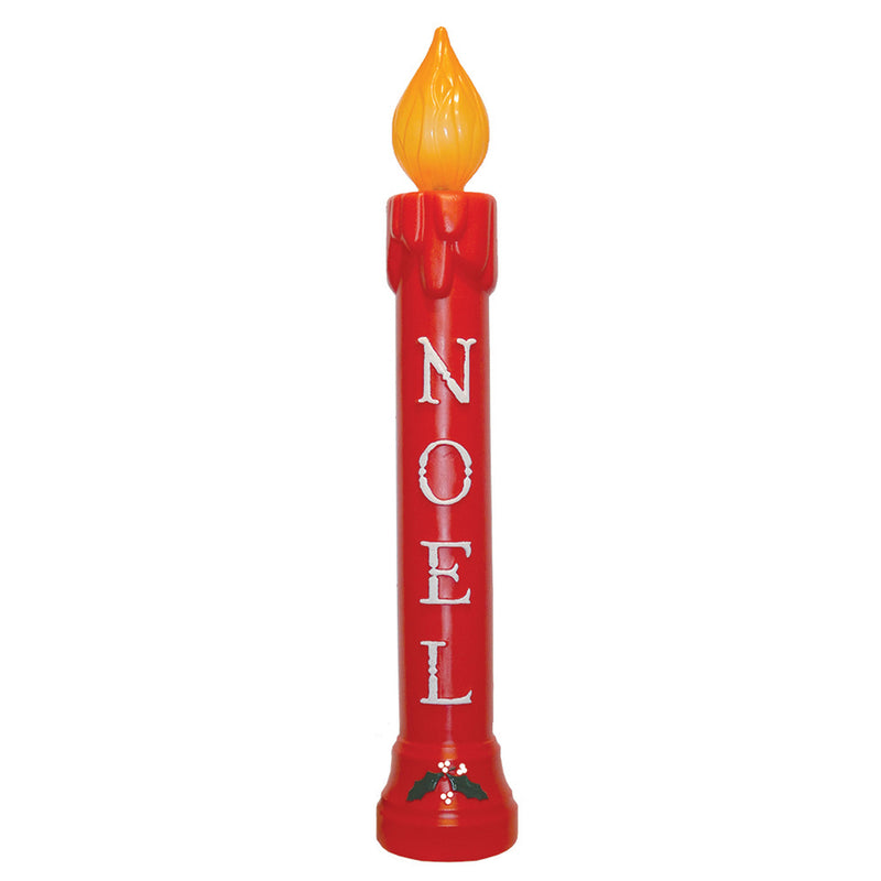 Union Christmas Illuminated Lighted 39 In Noel Candle w/ Cord & Light(Open Box)