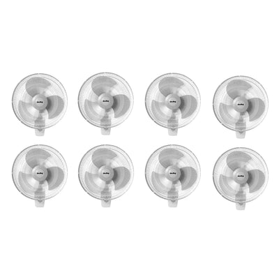 Air King 16 Inch Commercial Grade Oscillating 3 Blade Wall Mount Fan (8 Pack)