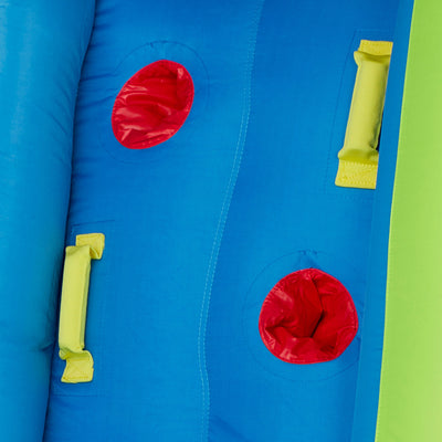 Kahuna 90793 Twin Falls Outdoor Inflatable Splash Pool Backyard Water Slide Park