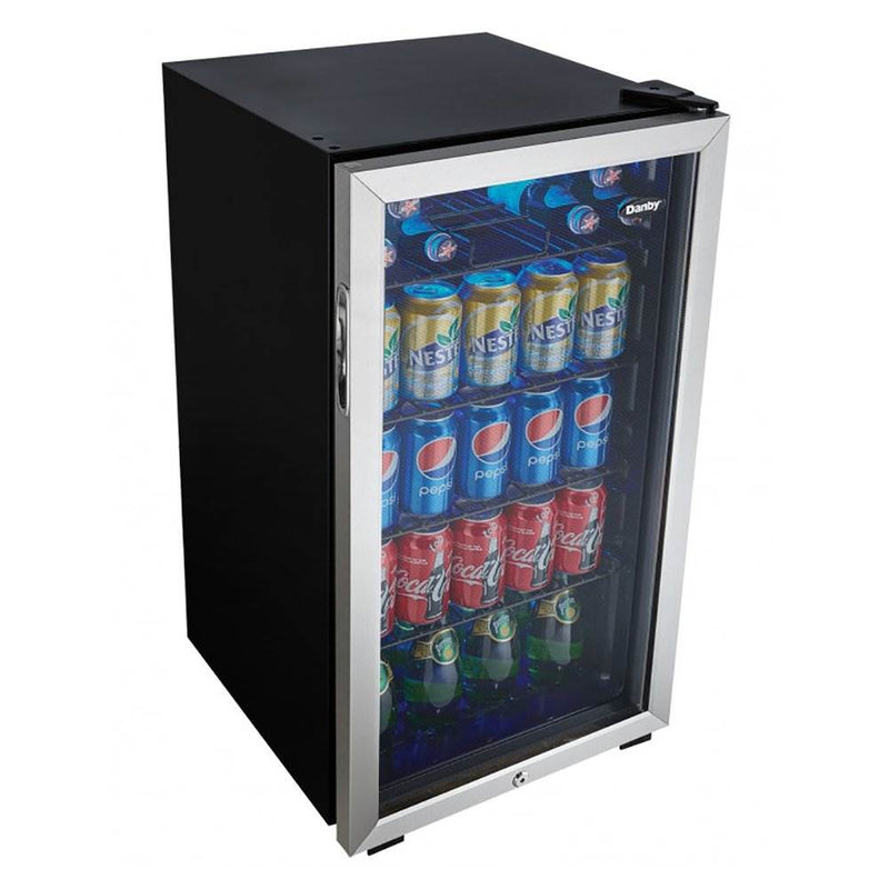 Danby 120 Can Beverage Center Fridge in Stainless Steel (Certified Refurbished)