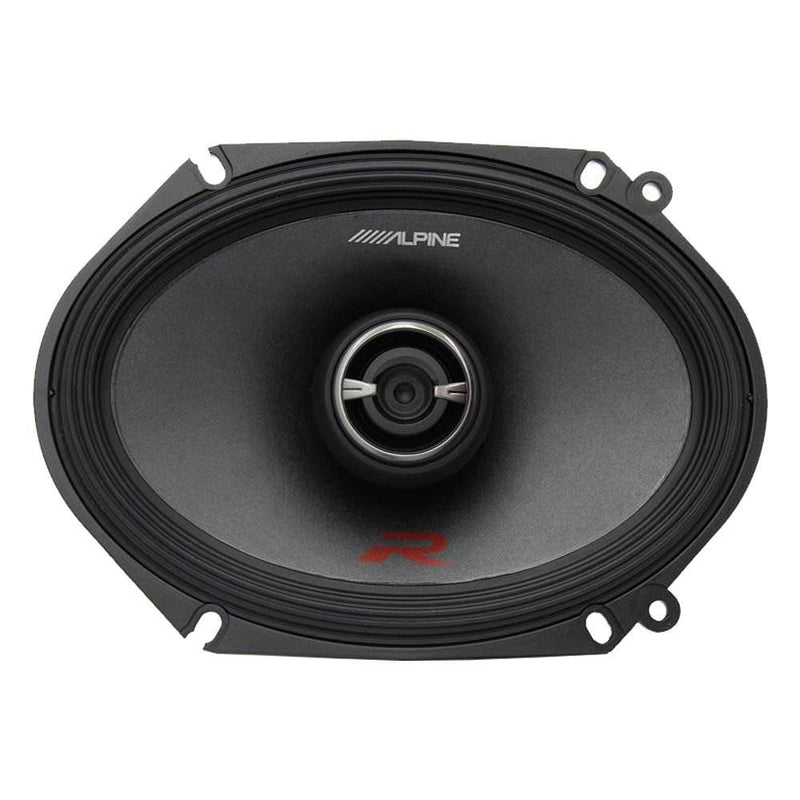 Alpine R-S68 R-Series 6 x 8 Inch 300 Watt Component 2-Way Car Speakers (4 Pack)