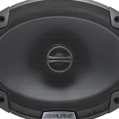 Alpine Type-E 6 x 9 Inch 300W Coaxial 2-Way Car Audio Speakers SPE-6090 (4 Pack)