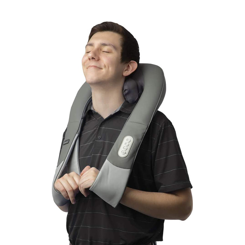 Osaki OS-AA12 Shiatsu Neck and Shoulder 3D Heating Massager with Hand Loops