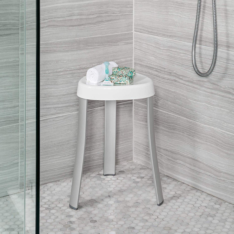 Better Living 70060 Rust Proof Spa Shower Bathroom Strong Aluminum Seat, White