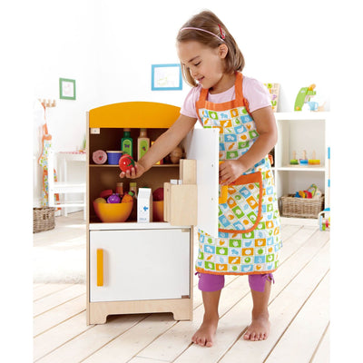 Hape Gourmet Kitchen Toddler & Kids Wood Play Pretend Kitchen and Fridge Playset