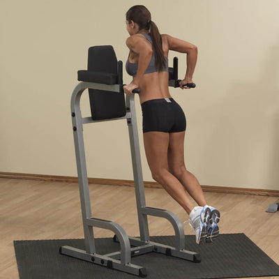 Body Solid Fitness Vertical Knee Raise & Dip Exercise Workout Station | GVKR60