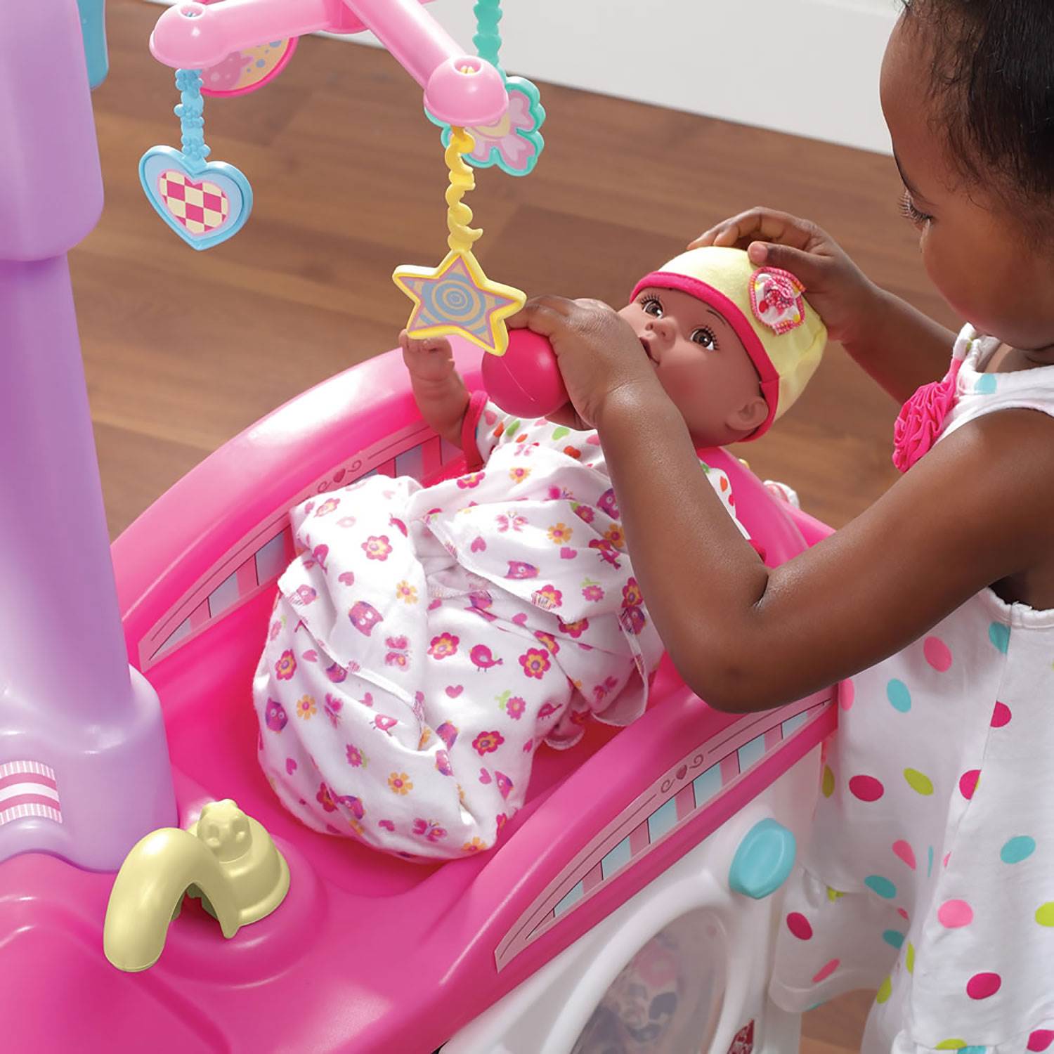 Step2 Love and Care Deluxe Doll Pretend Play Girls Nursery Toy Playset(Open Box) - VMInnovations