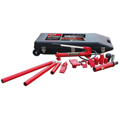 Torin Big Red T71001L 10 Ton Hydraulic Portable Ram Auto Body Repair Kit w/ Case