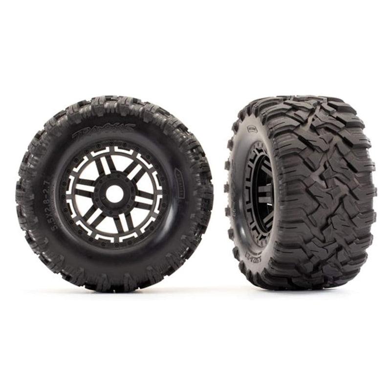 Traxxas 8972 Maxx All Terrain Tires and Wheels for Remote Control Cars, 17mm