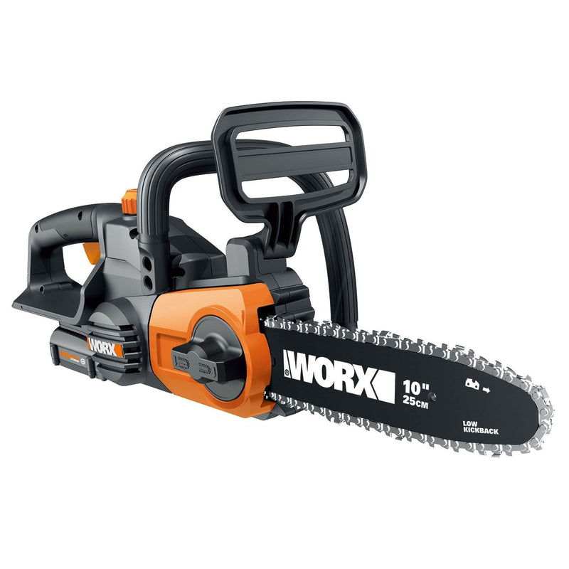 Worx 20V 10" Auto Tension Electric Cordless Pole Chainsaw with Battery & Charger