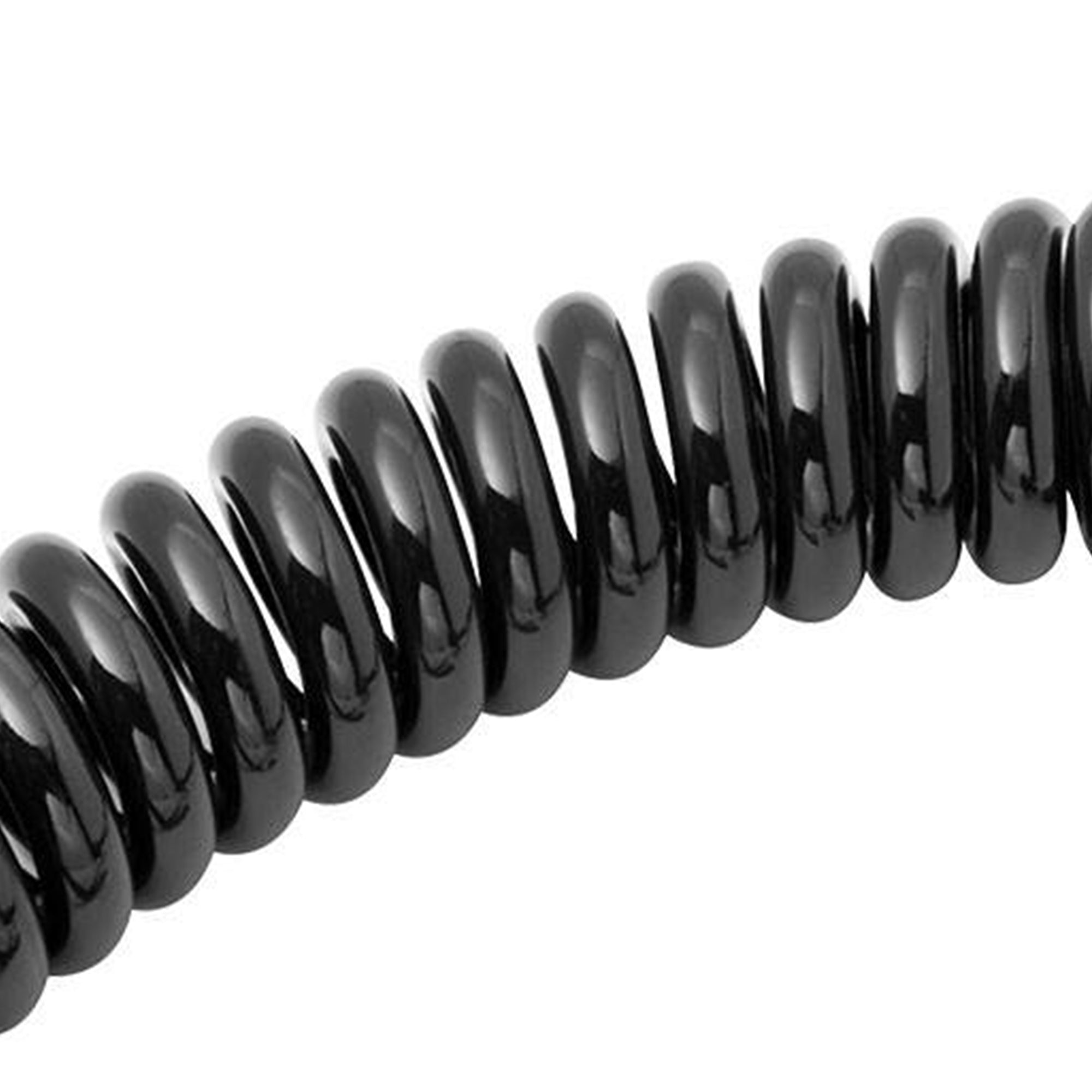 Bargman 54006-043 Coiled 7 Way Molded Trailer Connector Harness, Trailer End - VMInnovations