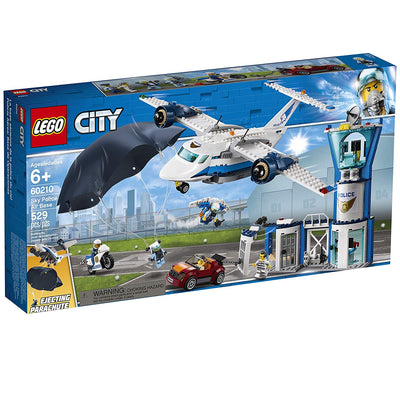 LEGO 60210 City 529 Piece Sky Police Air Base Building Kit for Kids Age 6 and Up