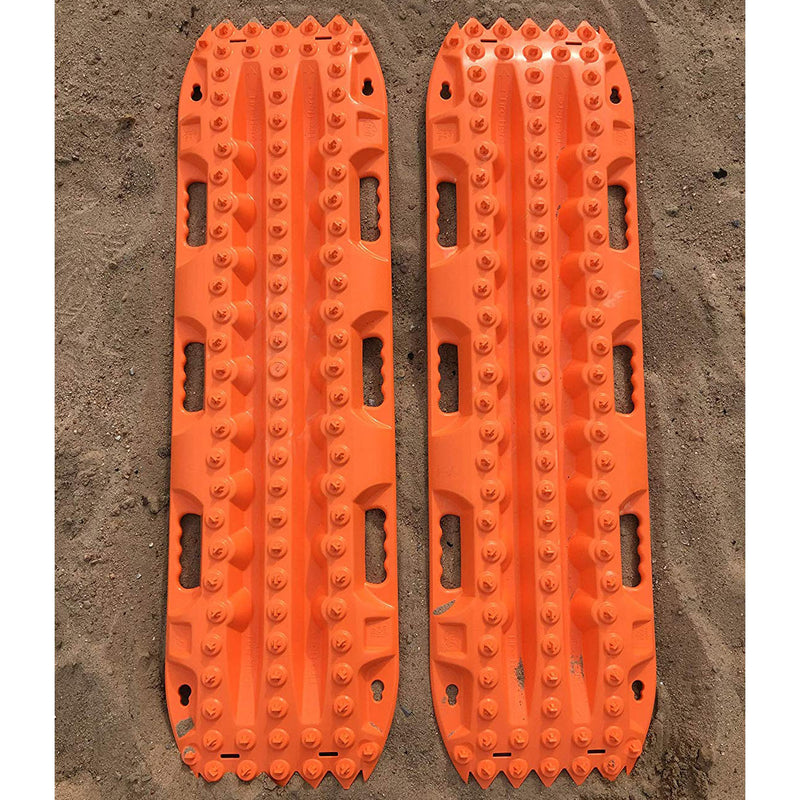 ActionTrax AT1O Pair of Self Recovery Track System for Snow and Sand, Orange