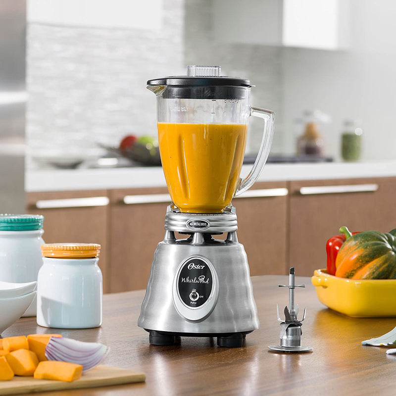 Oster Classic Series Stainless Steel Whirlwind Countertop Blender & Food Chopper