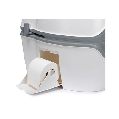 Thetford 565E Porta Potti Portable Battery Powered Flush Travel Toilet, White