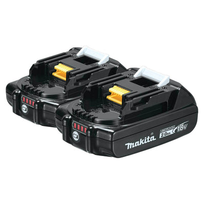 Makita 18-Volt LXT 2.0Ah 25 Minute Charge Compact Lithium-Ion Battery, 2 Pack