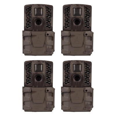 Moultrie A-40 Pro 14MP Low Glow Long Range Infrared Game Trail Camera (4 Pack)