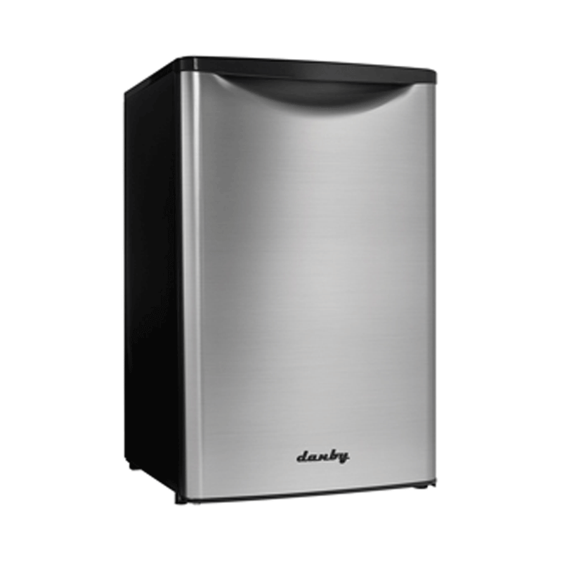 Danby 4.4 Cubic Feet Compact Spotless Steel Door Home Mini Fridge Refrigerator