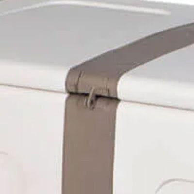 Homeplast Regular Outdoor Heavy Duty Plastic Storage Deck Box (For Parts)