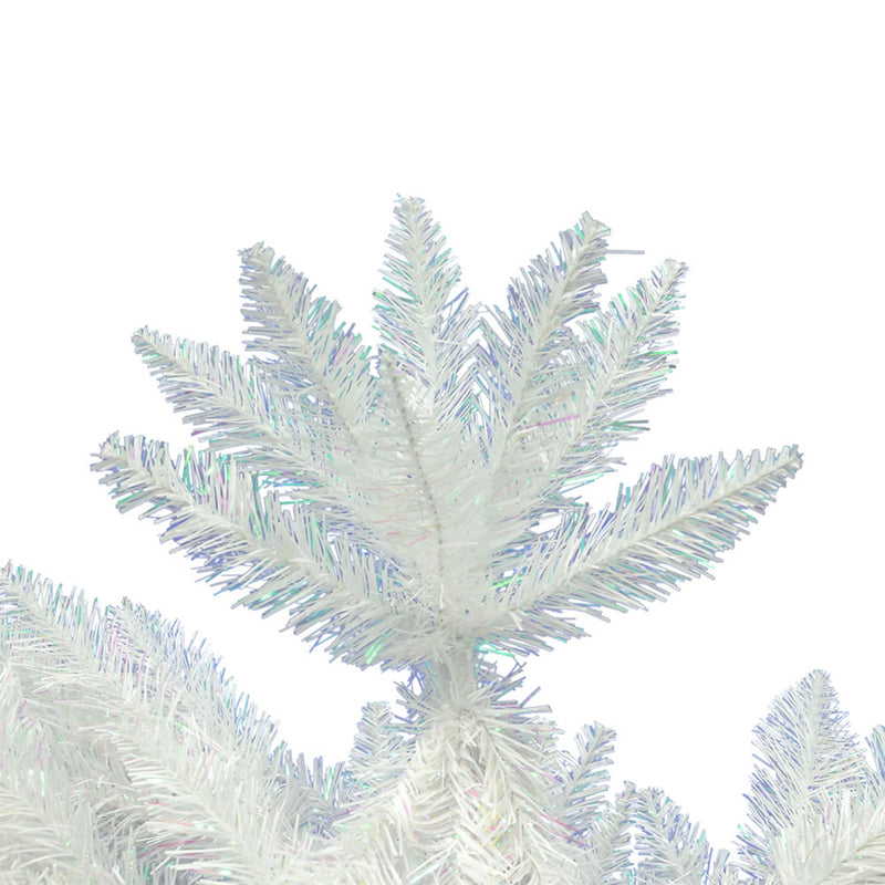 Vickerman Sparkle White Spruce 6 Foot Slim Pencil Artificial Christmas Tree