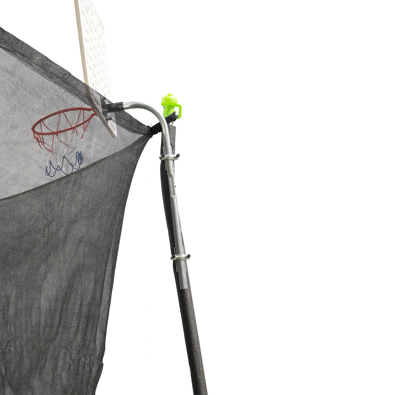 JumpKing ACC-UBSKU-BOLT Universal Adjustable Trampoline Basketball Hoop w/ Ball