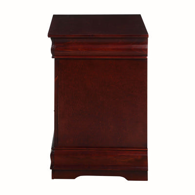 ACME Furniture 23753 Louis Philippe 2 Drawer Bedroom Wood Nightstand, Cherry