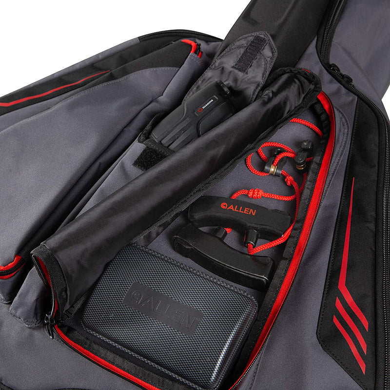 Allen Company 6053 R1 Edge Reverse Limb Crossbow Carry Case, 28" Wide, Gray/Red