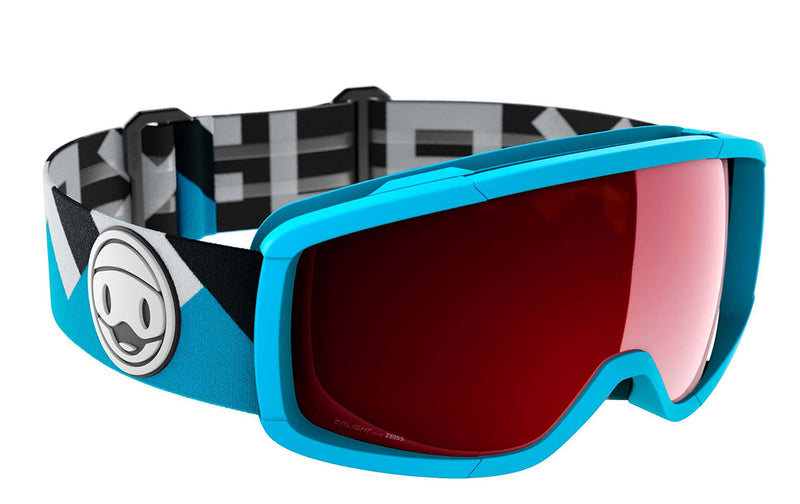 Flaxta FX809003100ONE Candy Junior Ski & Snowboard Goggles Blue w/ Red Lenses