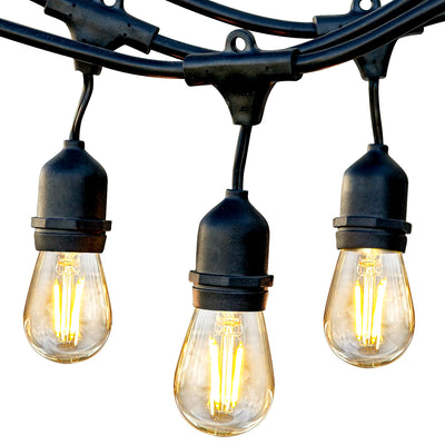 Brightech BP-99T1-7IU0 Weatherproof LED Outdoor Italian Cafe String Lights 24-Ft - VMInnovations