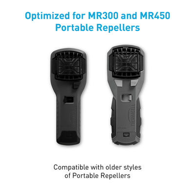 Thermacell MR300G Mosquito Repeller & 12-Hour Refill Pack (2 Pack) & Holster