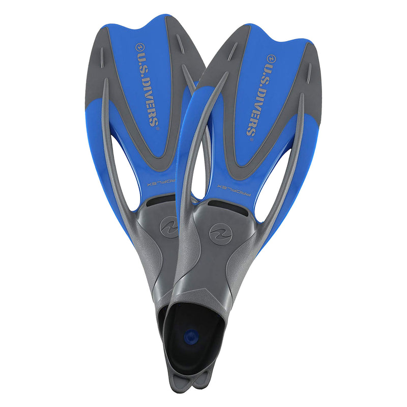 U.S. Divers Proflex II Adult Large (9.5-11.5) Snorkeling and Diving Fins, Blue