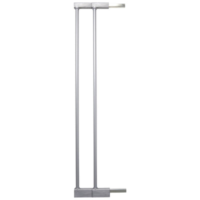 BabyDan 58017 Extend A Gate Pressure Mounted Baby and Pet Gate Extension, Silver