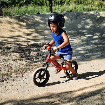 Joystar Marcher No Pedal 12" Age 1.5 to 5 Kid Toddler Training Balance Bike, Red