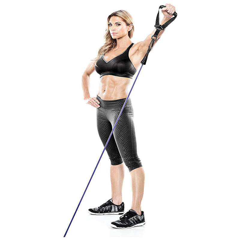 Bionic Body 6 Piece Full Body Resistance Strength Training Workout Equipment Kit