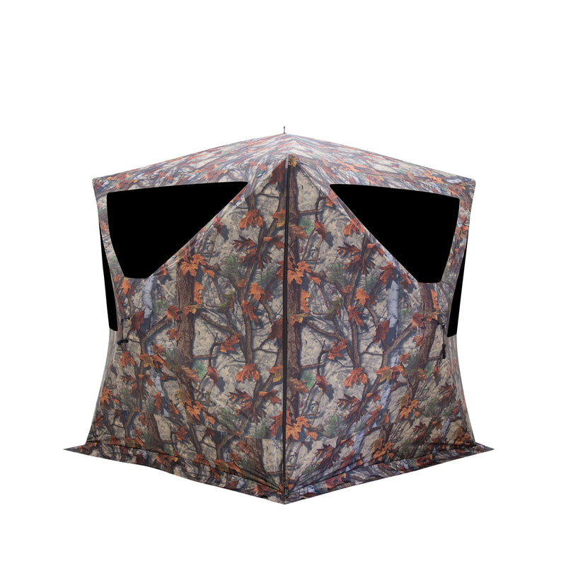 Barronett Blinds Big Cat 350 3 Person Pop-Up Hunting Blind, Bloodtrail Camo