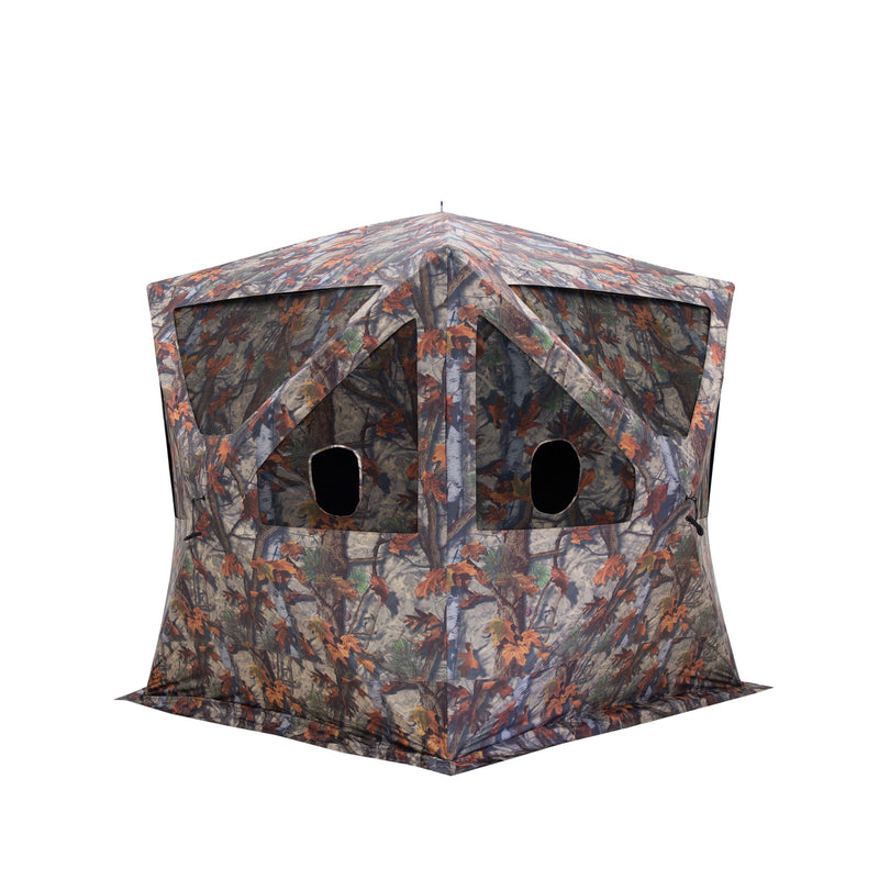 Barronett Blinds Big Cat 350 3 Person Pop-Up Hunting Blind, Bloodtrail Camo