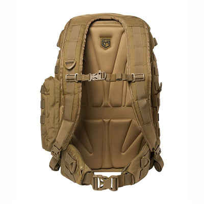 Cannae Pro Gear Nylon Full Size 30 Liter Duty Pack with Helmet Carry, Coyote