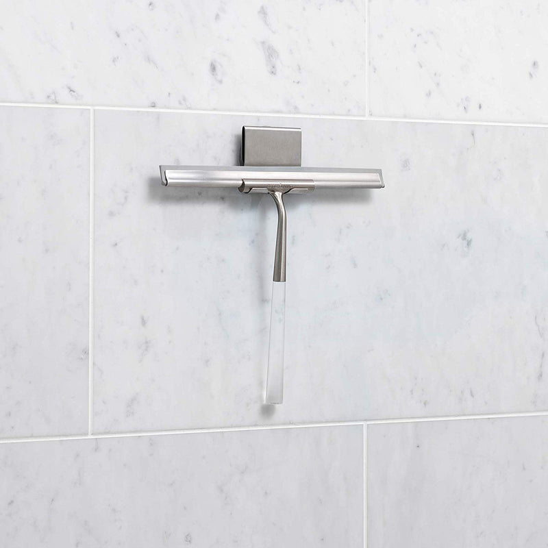 Better Living Linea Rust Proof Stainless Steel Shower Squeegee with Suction Hook
