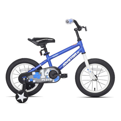 Joystar Pluto 12 Inch Ages 2 to 4 Kids Boys Bike with Training Wheels, Blue